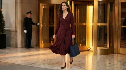 Silk Wrap Dress Styling Guide